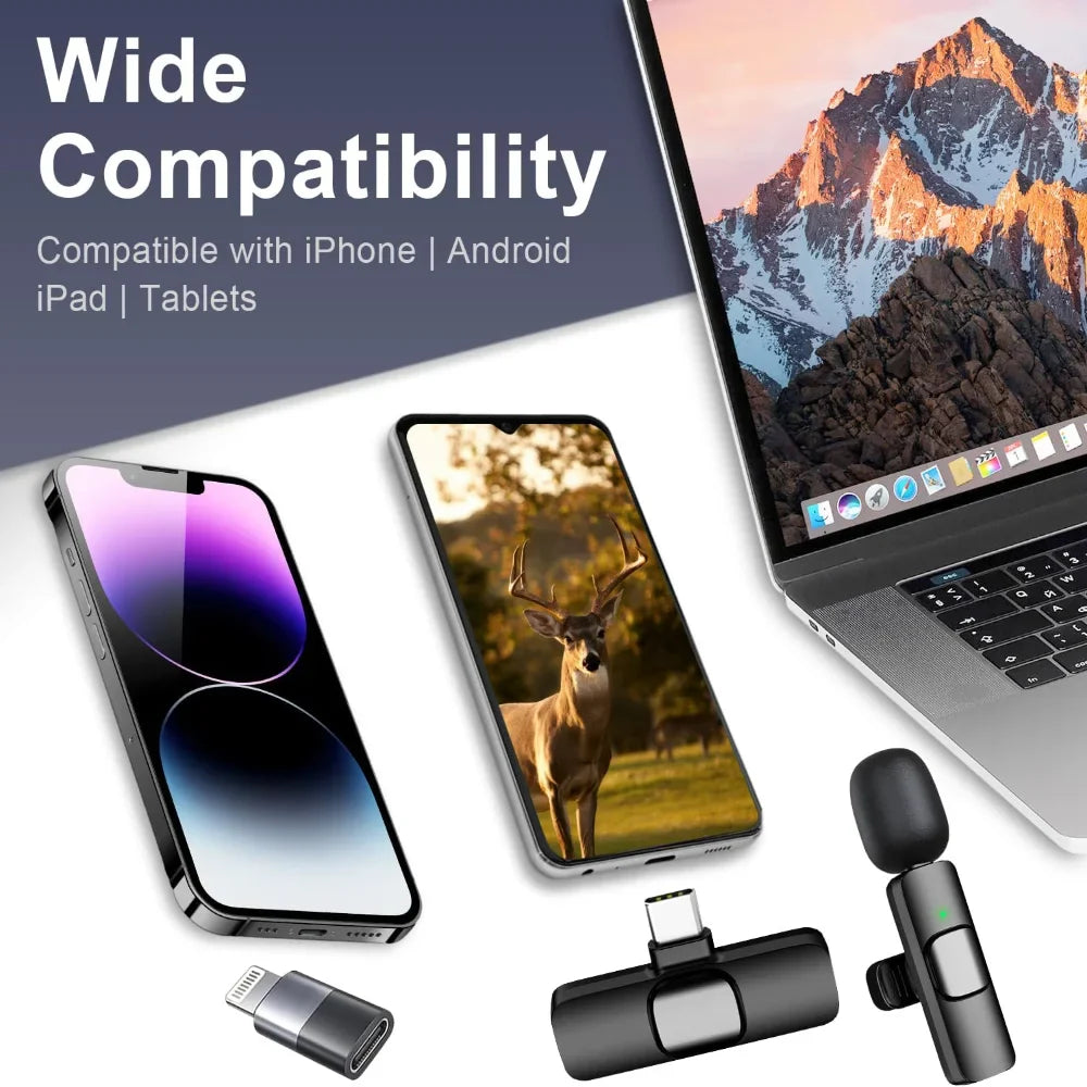 Clip-On Wireless Mic Duo