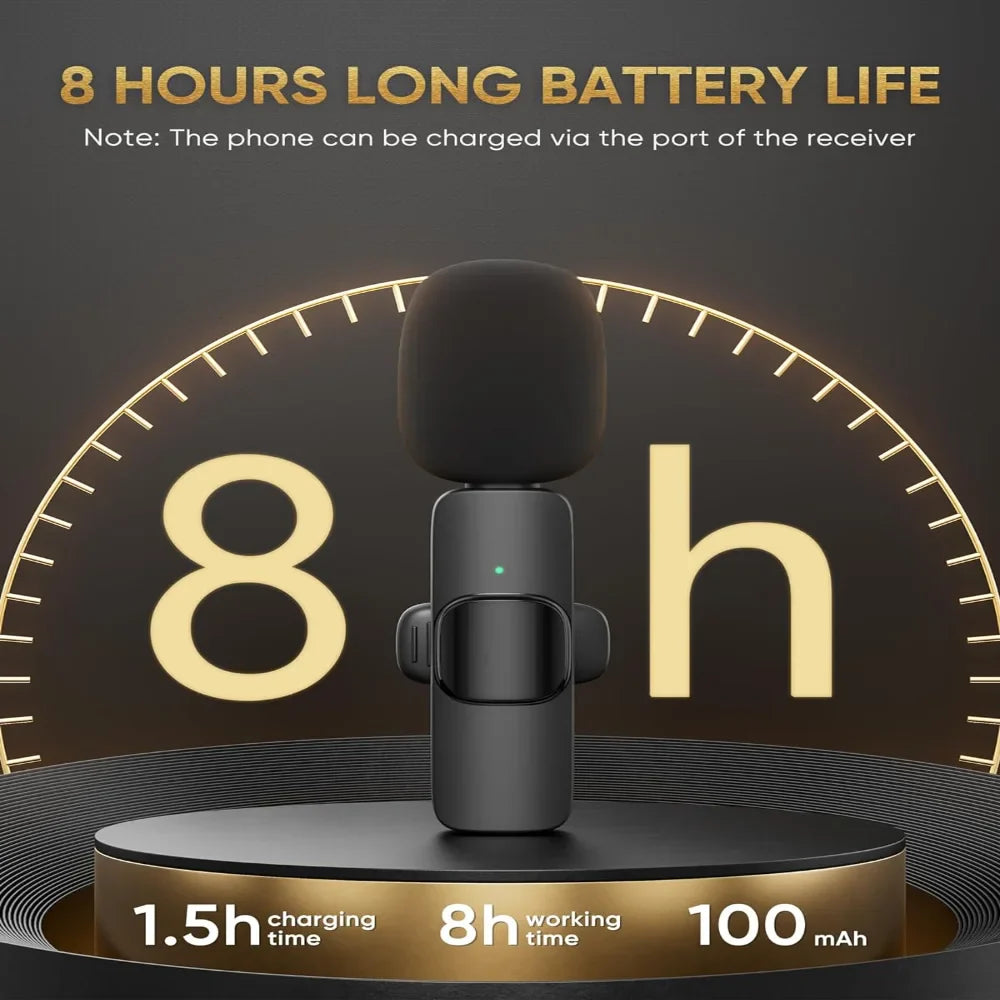 Clip-On Wireless Mic Duo