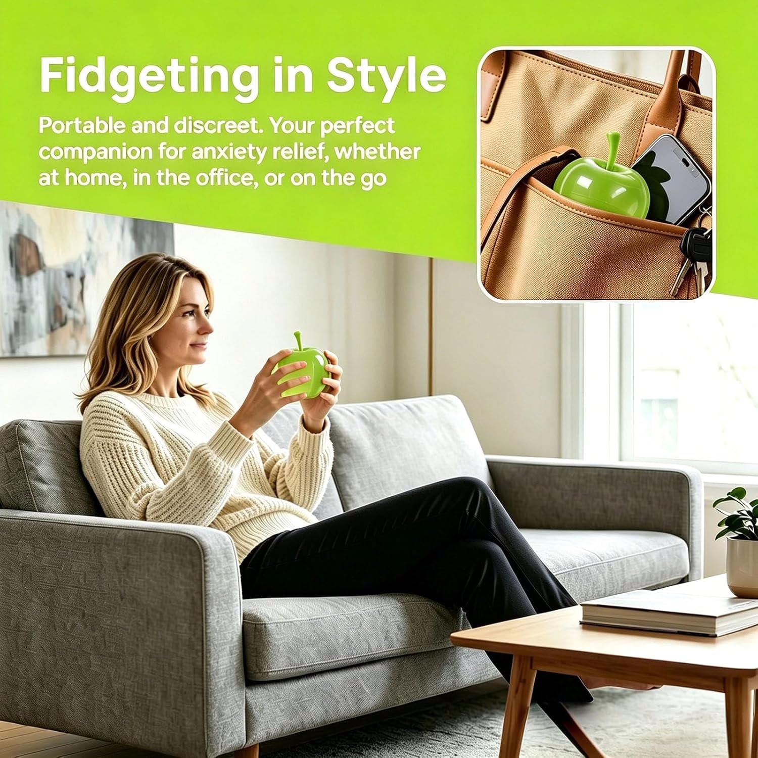 Apple Stress Relief Squishy Toy